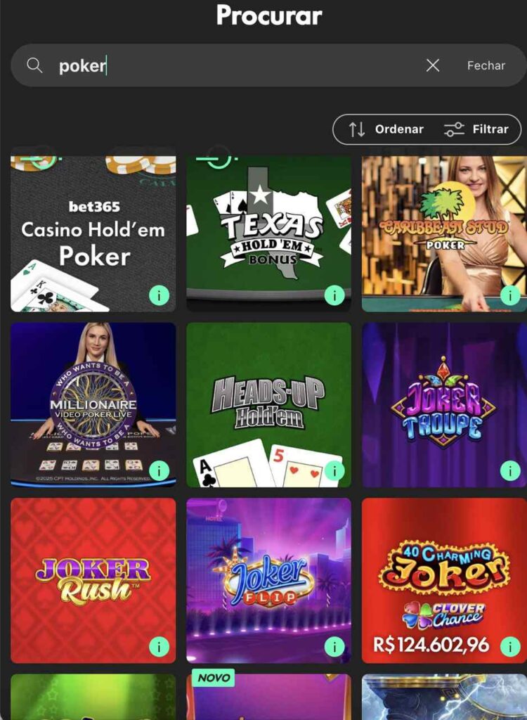 poker bet365